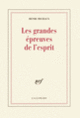 Couverture Les grandes épreuves de l'esprit et les innombrables petites (Henri Michaux)