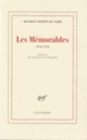 Couverture Les Mémorables (Maurice Martin du Gard)