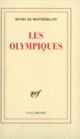 Couverture Les Olympiques (Henry de Montherlant)