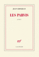 Couverture Les Parvis (Jean Grosjean)