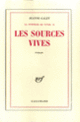 Couverture Les sources vives (Jeanne Galzy)