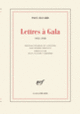 Couverture Lettres à Gala (Paul Éluard)