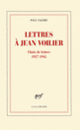 Couverture Lettres à Jean Voilier (Paul Valéry)
