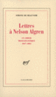 Couverture Lettres à Nelson Algren (Simone de Beauvoir)
