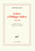 Couverture Lettres à Philippe Sollers ()