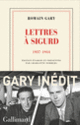 Couverture Lettres à Sigurd (Romain Gary)