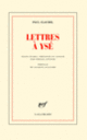 Couverture Lettres à Ysé (Paul Claudel)