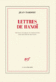 Couverture Lettres de Hanoï (Jean Tardieu)