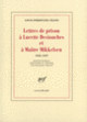 Couverture Lettres de prison à Lucette Destouches & à Maître Mikkelsen (Louis-Ferdinand Céline)