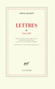 Couverture Lettres IV (Samuel Beckett)