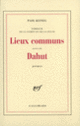 Couverture Lieux communs / Dahut (Paol Keineg)