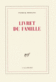 Couverture Livret de famille (Patrick Modiano)