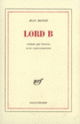 Couverture Lord B (Jean Ristat)