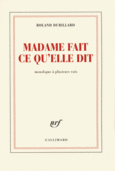 Couverture Madame fait ce qu'elle dit ()