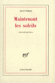 Couverture Maintenant les soleils (Jean Pérol)