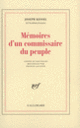 Couverture Mémoires d'un commissaire du peuple (Joseph Kessel)