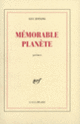 Couverture Mémorable planète (Luc Estang)