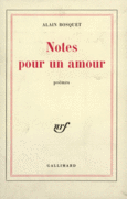 Couverture Notes pour un amour ()