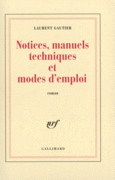 Couverture Notices, manuels techniques et modes d'emploi ()
