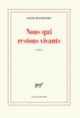Couverture Nous qui restons vivants (David Rochefort)