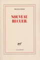 Couverture Nouveau Recueil (Francis Ponge)