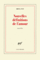 Couverture Nouvelles définitions de l'amour (Brina Svit)