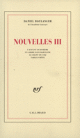 Couverture Nouvelles III ()