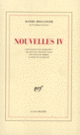 Couverture Nouvelles IV (Daniel Boulanger)