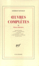 Couverture Œuvres complètes (Georges Bataille)