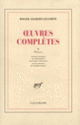 Couverture Œuvres complètes (Roger Gilbert-Lecomte)