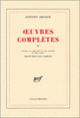 Couverture Œuvres complètes (Antonin Artaud)