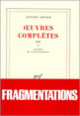Couverture Œuvres complètes (Antonin Artaud)