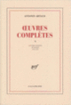 Couverture Œuvres complètes (Antonin Artaud)
