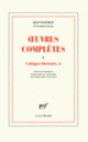 Couverture Œuvres complètes (Jean Paulhan)