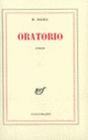 Couverture Oratorio (M. Balka)