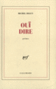 Couverture Ouï dire (Michel Deguy)