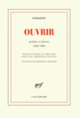 Couverture Ouvrir (Eugène Guillevic)