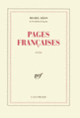 Couverture Pages françaises (Michel Déon)