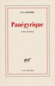 Couverture Panégyrique (Guy Debord)