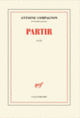Couverture Partir (Antoine Compagnon)