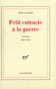 Couverture Petit entracte à la guerre ()