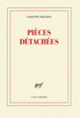 Couverture Pièces détachées (Colette Fellous)