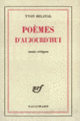 Couverture Poèmes d'aujourd'hui (Yvon Belaval)