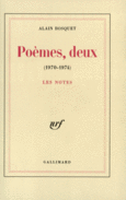 Couverture Poèmes, deux ()