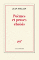 Couverture Poèmes et prose choisis (Jean Follain)
