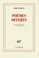 Couverture Poèmes offerts (Henri Pichette)