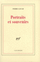 Couverture Portraits et souvenirs (Pierre Gascar)
