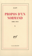 Couverture Propos d'un Normand ()