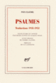 Couverture Psaumes (Paul Claudel)