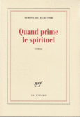 Couverture Quand prime le spirituel ()